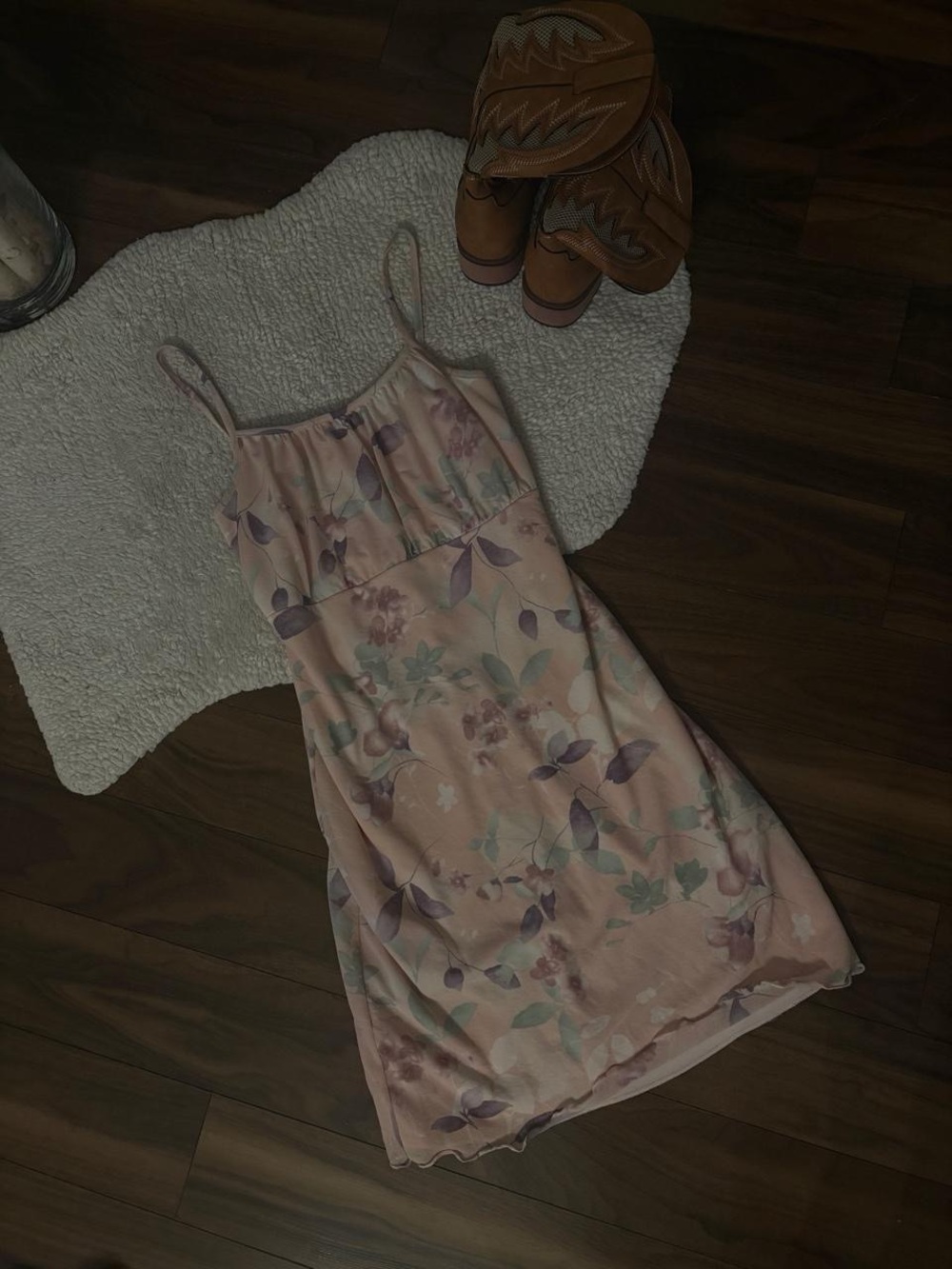 🤎VINTAGE FLORAL DRESS - Picture 2 of 5